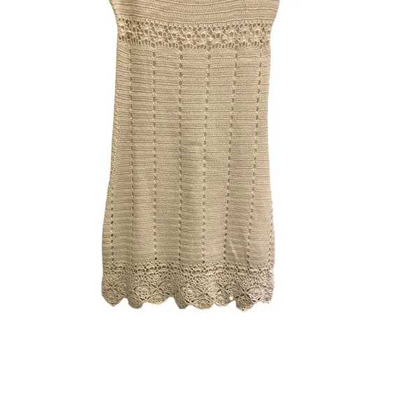 Women’s White Lilly Pulitzer Crochet Dress w Waist Tie Sz M
