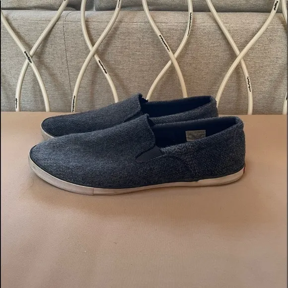 Woolrich Dock Casual Slip-On Sneaker in Grey Size 11