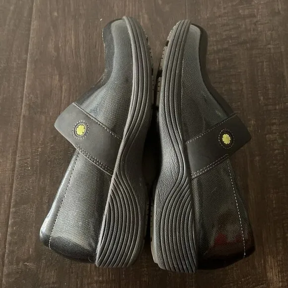 Work Wonders By Dansko 37 Womens Dark Gray Slate Clogs Niurse Comfort