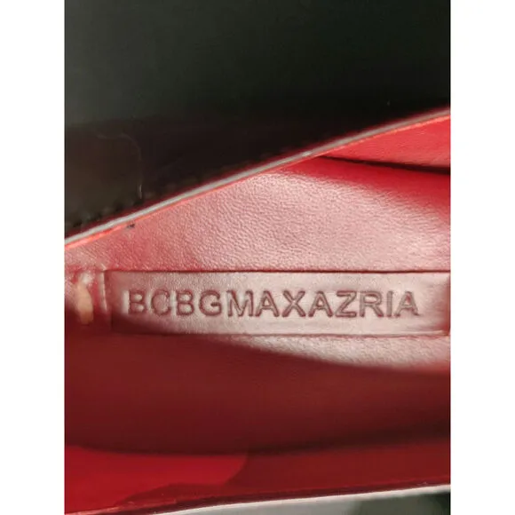 y2k Burgundy Studded Peep toe Wedges by BCBG Maxazeria