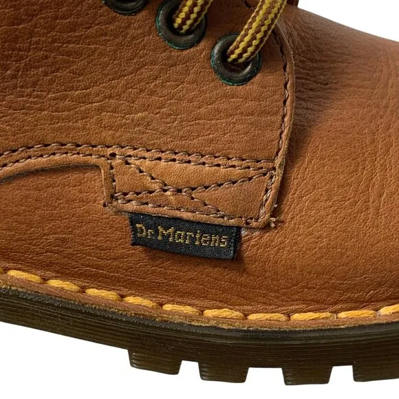 Y2K Dr Martens Gibson Kids Made in England Brown Leather‎ Oxfords