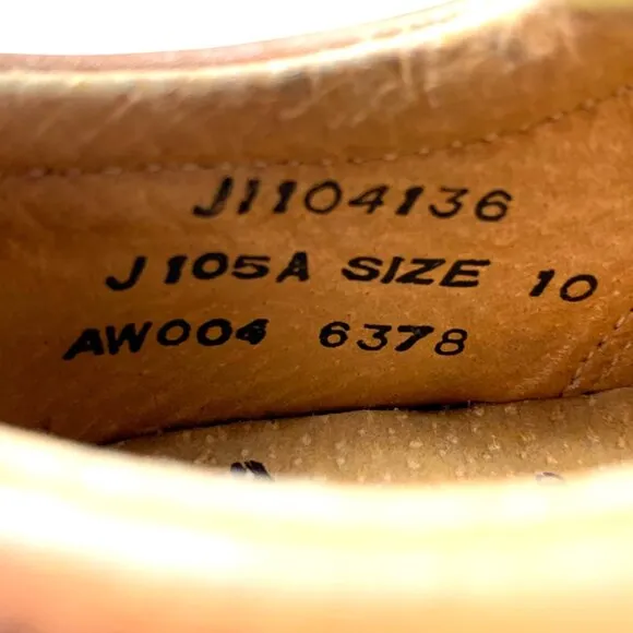 Y2K Dr Martens Gibson Kids Made in England Brown Leather‎ Oxfords