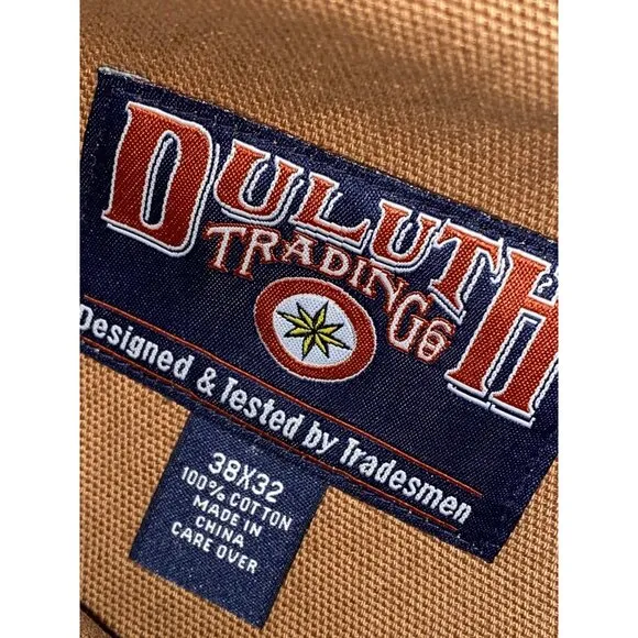 Y2K Duluth Trading Co. Men's Rare Suspender Carpenter Pants #46014 Size 38 NWT