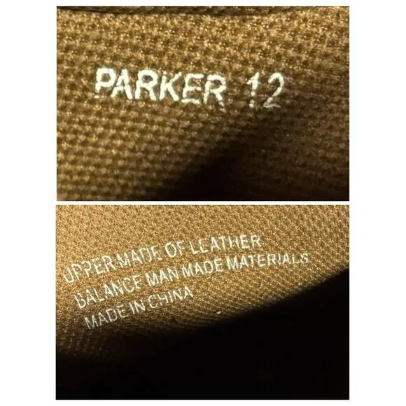 Y2K Vintage UnionBay Parker Chunky Brown Leather Platform Oxfords Men’s 12