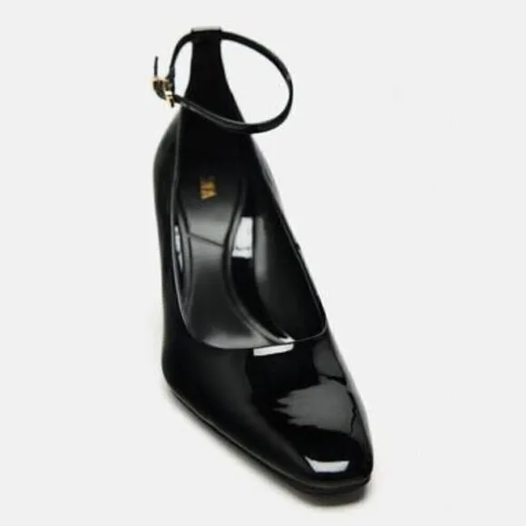 ZARA Faux Patent Leather Heels