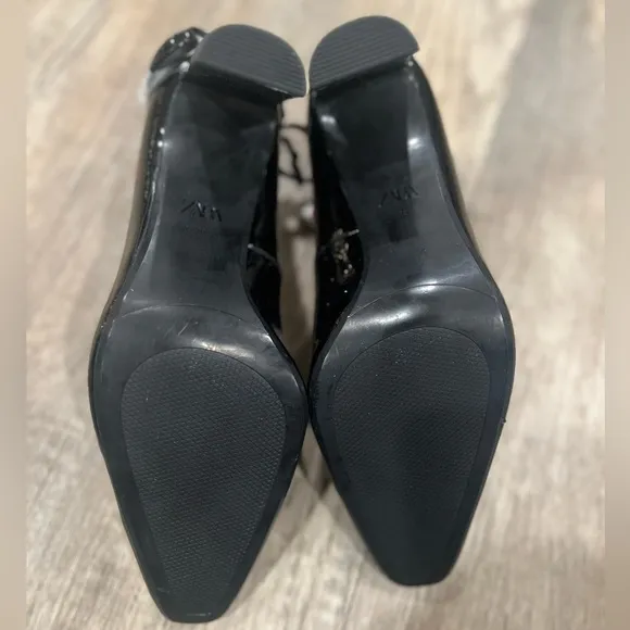 ZARA Faux Patent Leather Heels