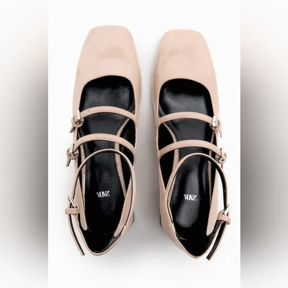 ZARA LIMITED EDITION BLOCK HEEL HIGH HEELS