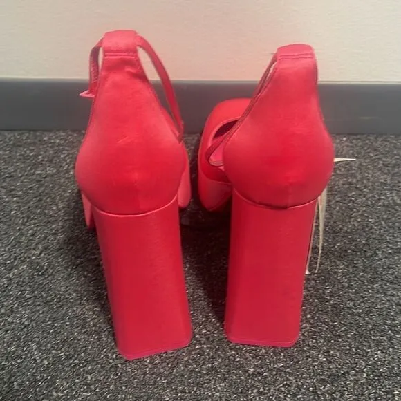 Zara Pink Chunky Heels