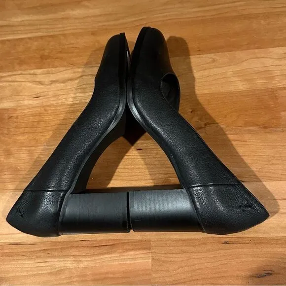 Zodiac Gracie Women’s Leather Block D’orsay Leather Heels Black pump Size 6M